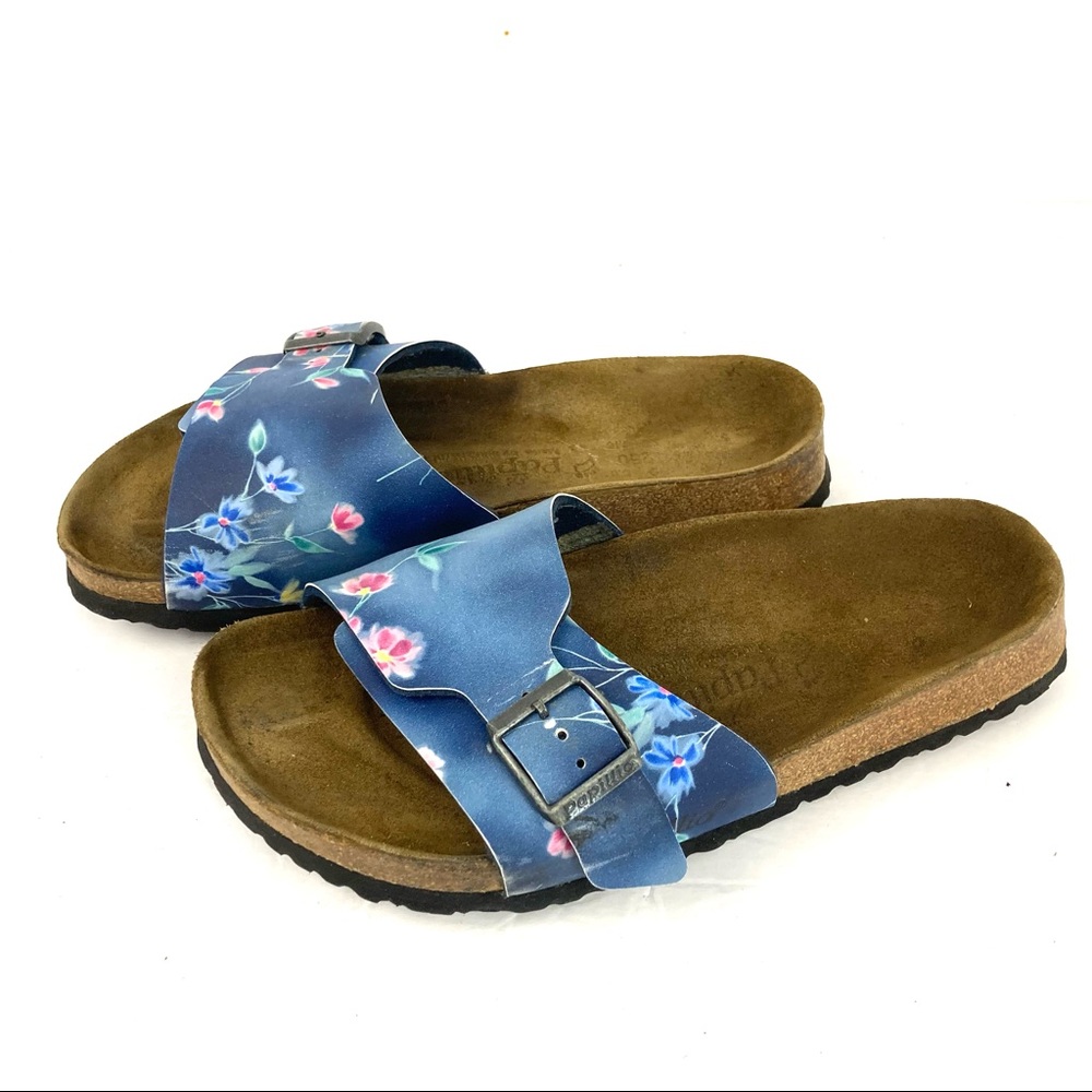 Birkenstock Papillio Blue Floral Sandals 39=US 8